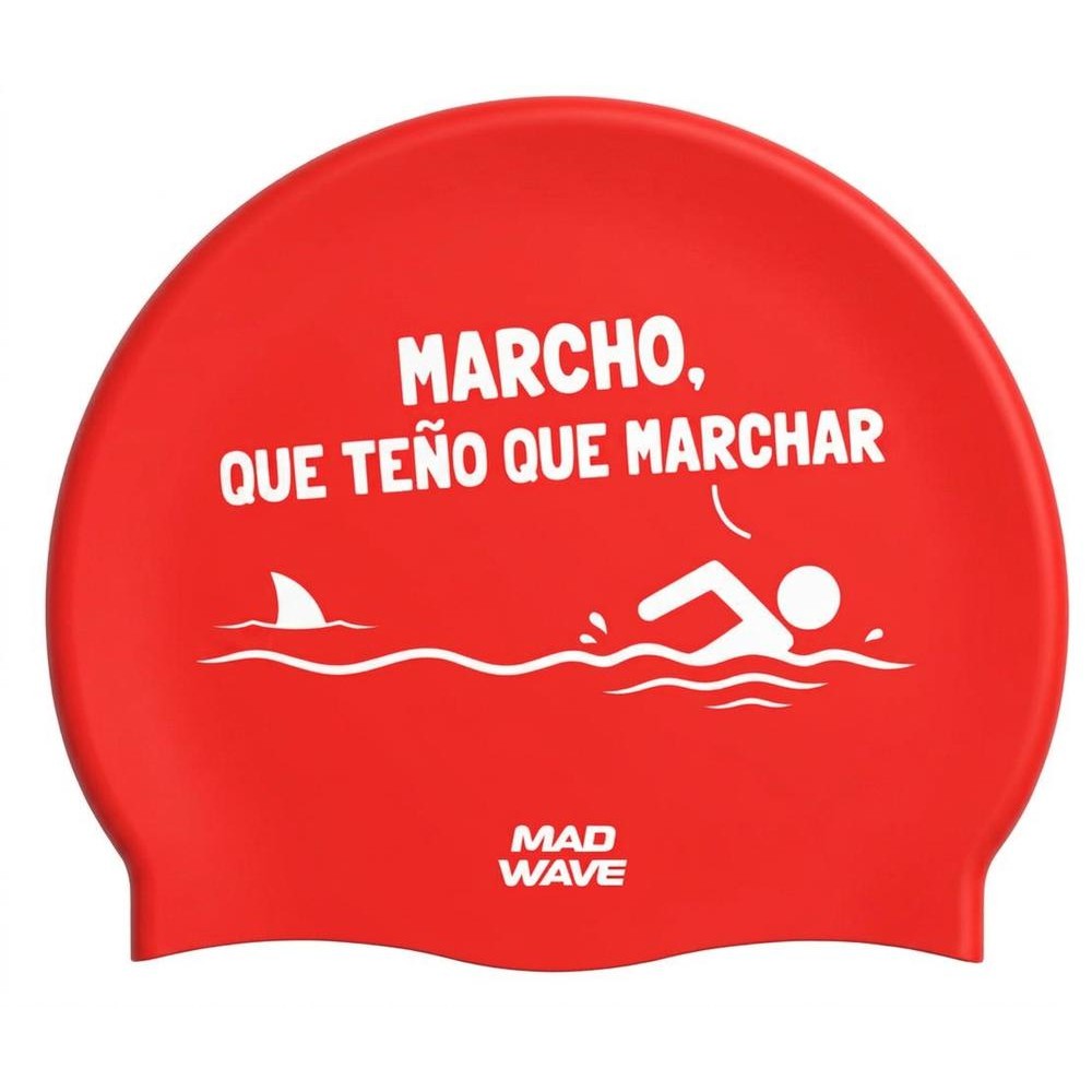 GORRO SILICONA SUEDE MARCHO  QUE TEÑO QUE MARCHAR